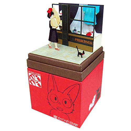 Sankei MP07-83 Studio Ghibli Mini Kiki's Delivery Service Shopping Paper Craft