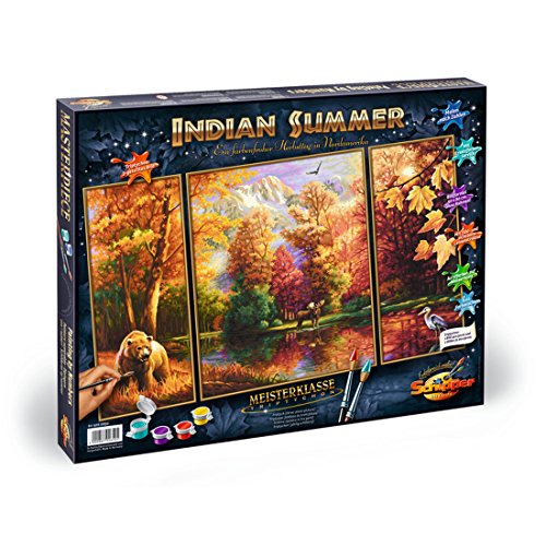 Schipper Indian Summer – Un colorido día otoñal en América del Norte, 80 x 50 cm, tríptico