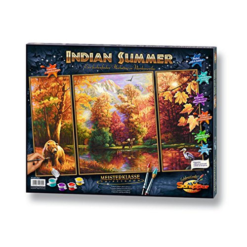 Schipper Indian Summer – Un colorido día otoñal en América del Norte, 80 x 50 cm, tríptico