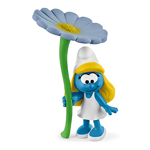 Schleich 20828 Figura de Juguete - Pitufina con Flor (The Smurfs™)
