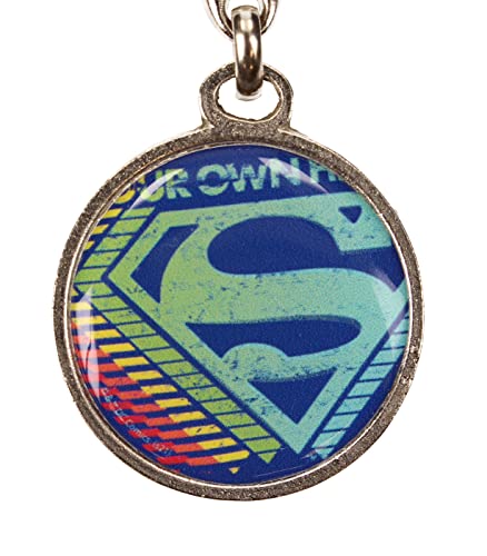 Sd Toys, Llavero Redondo Metal Logo Multicolor Superman Universo DC