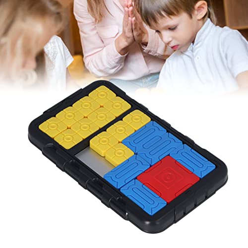 Slide Play Board Toy, Desarrolla Desafíos de Pensamiento Lógico Slide Board Toy Ejercicio con los Dedos para Jugar en Casa (Negro)