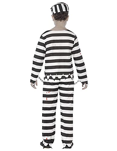 Smiffy's Disfraz zombie preso niño Halloween - 7-9 años (130/143 cm)