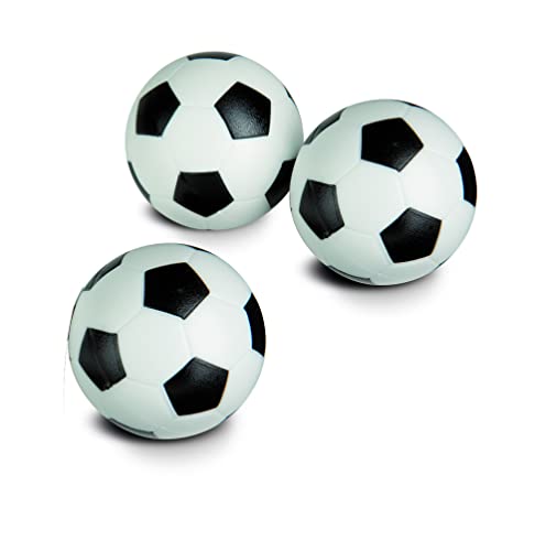 Smoby- Set de 3 Pelotas de Plástico para Futbolín, Bolas, 34mm de Diámetro, A Partir de 3 Años (7600140712)