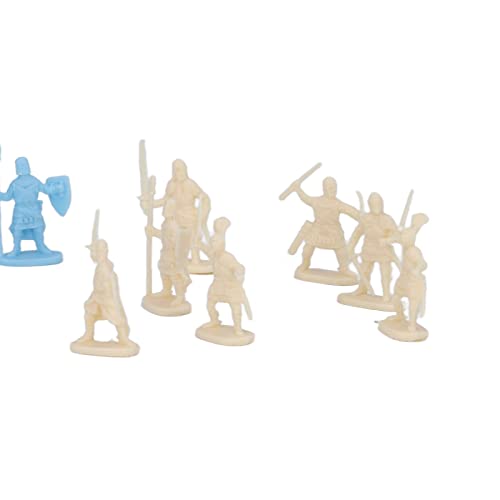 Soldado Esqueleto, Soldados Medievales de plástico portátiles únicos para niños de 3 años + para proyectos de Aula