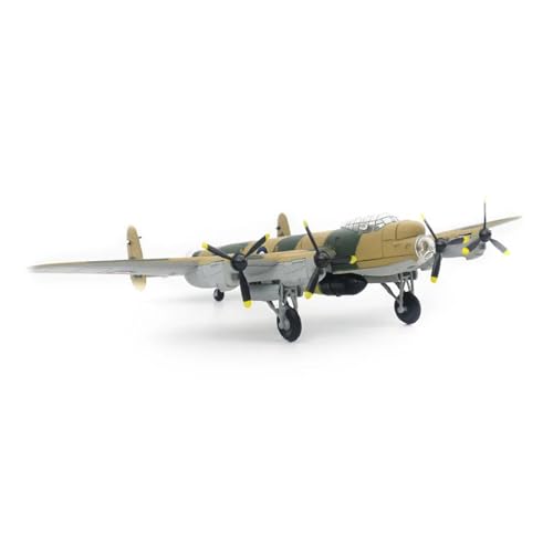 SONNIES Modelo De Avión Militar De Simulación De Aleación De Bombardero Lancaster, Decoración De Colección De Adornos De Recuerdo, Escala 1:144