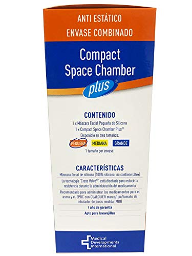 Space Chamber Camara Inhalacion + Mascarilla Neonatal (0-18 meses), 1