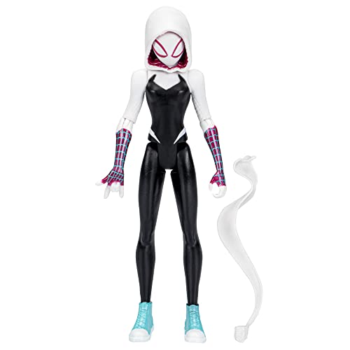 Spider-man Marvel Across The Spider-Verse - Figura de Spider-Gwen de 15 cm con Accesorio - A Partir de 4 años