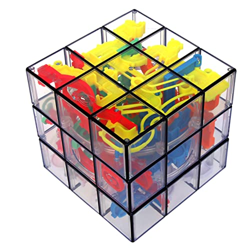 Spin Master Games PERPLEXUS - Rompecabezas PERPLEXUS Rubik - Bola Laberinto 3D Fusión Perplexus y Cubo de Rubik 3x3 con 200 Obstáculos - 6055892 - Juguetes Niños 8 años +