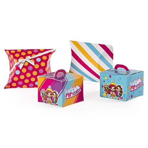 Spin Master Party Popteenies 6045714 Party Time Surprise Set con Confeti, muñecas coleccionables y Accesorios