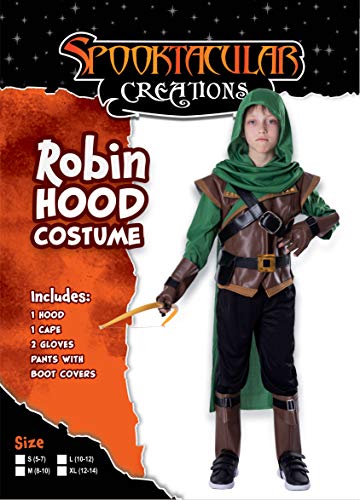 Spooktacular Creations Robin Hood Disfraz infantil (pequeño (5-7 años))