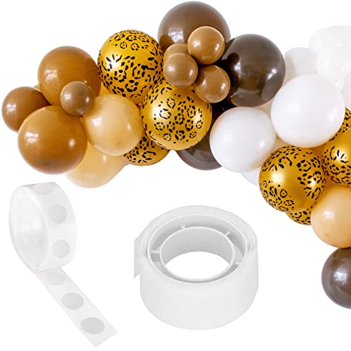 SPRINGOS Cinta con puntos adhesivos para unir globos guirnaldas de globos de 5 m