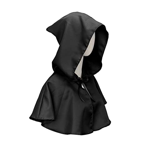 Spydge Medieval Hooded Cowl Unisex Halloween Poncho Cosplay Disfraz Capa con Capucha Cosplay para Hombres Mujeres
