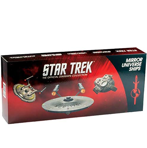 Star Trek - Juego de cajas de naves espaciales del universo espejo - Colección oficial de Star Trek Starships por Eaglemoss Collections
