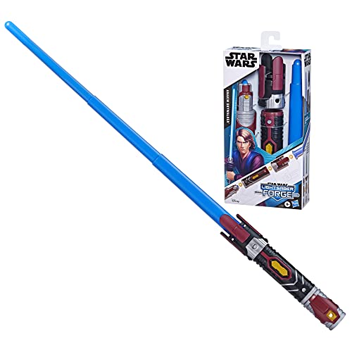 Star Wars Lightsaber Forge - Sable de luz Azul Extensible de Anakin Skywalker - Juguete Personalizable para Juego de rol - A Partir de 4 años