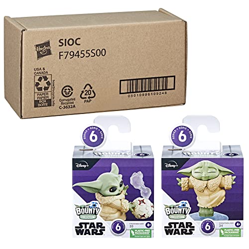 Star Wars The Bounty Collection Series 6 - Pack Doble de Figuras de Grogu - Juguetes Escala de 5,5 cm para niños y niñas