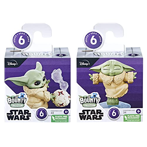 Star Wars The Bounty Collection Series 6 - Pack Doble de Figuras de Grogu - Juguetes Escala de 5,5 cm para niños y niñas