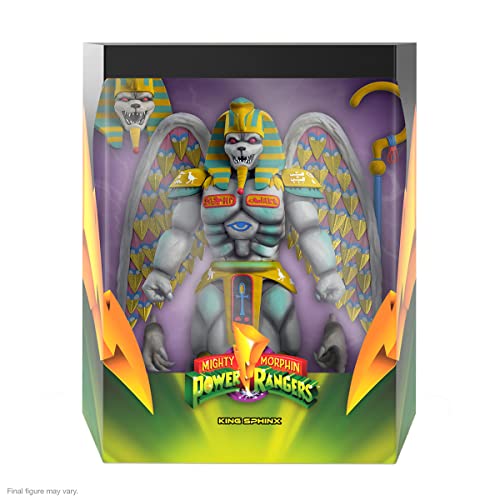 Super 7 Power Rangers Ultimate W2: Figura de acción de la Esfinge King