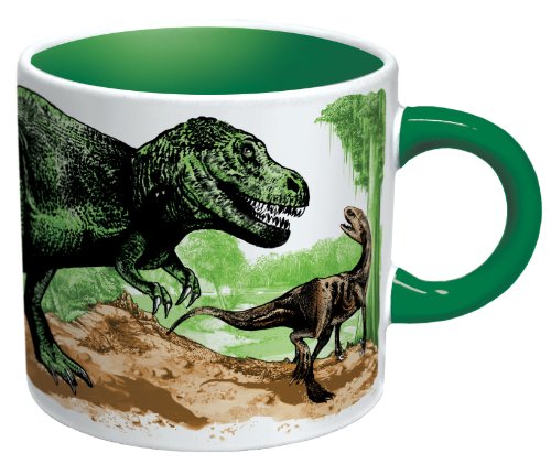 Taza de Cafe Dinosaurio Desaparece Con Calor, color Verde