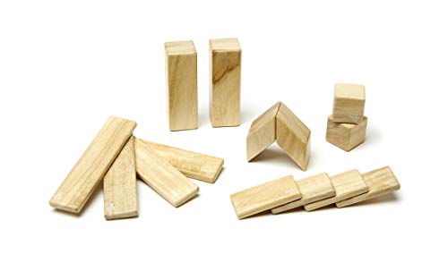 Tegu Juego de Bloques de Construcción de madera magnéticos de 14 piezas - Natural , color/modelo surtido