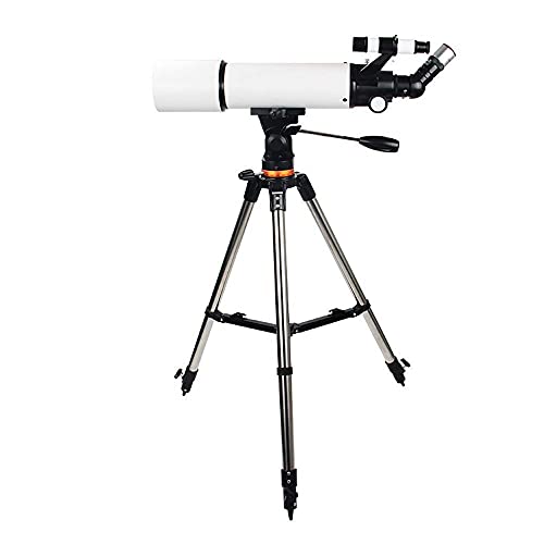 Telescope for Kids Beginners 80mm Travel Scope Telescope for Astronomy with an Tripod Astronomical Refractor Telescope Telescope for Adults Travel Scope to Observe Moon and Planet