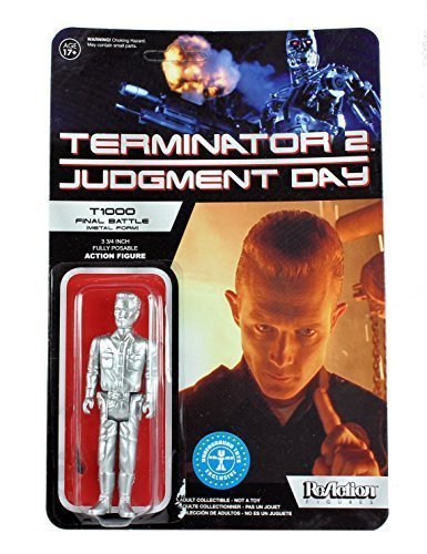 Terminator 2 ReAction Figura T-1000 Patrolman Metallic 10 cm