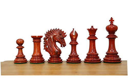The Camelot Series - Piezas de ajedrez de lujo en madera de palisandro, piezas de triple peso con 2 reinas adicionales, tienda de ajedrez TAJ