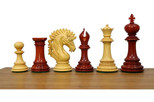 The Camelot Series - Piezas de ajedrez de lujo en madera de palisandro, piezas de triple peso con 2 reinas adicionales, tienda de ajedrez TAJ