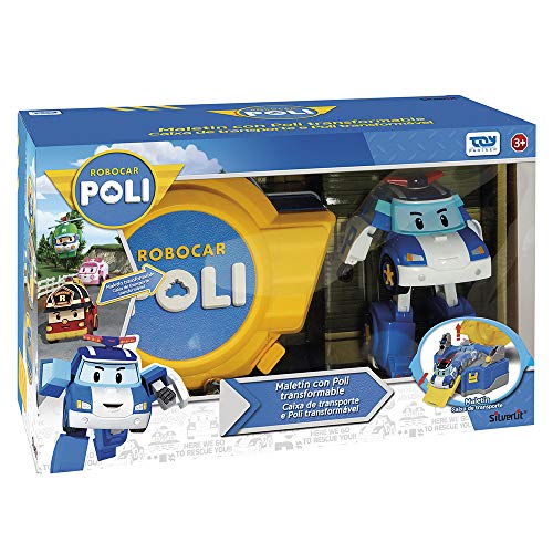Toy Partner Robocar Carry Case & Transforming Poli 83072, Multicolor (Silverlit