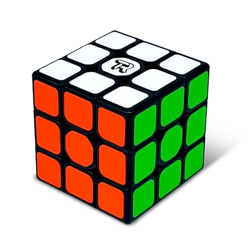 Toys Revolution - Cubo Mágico de Velocidad - Movimiento Rápido y Ágil - Desarrolla la Capacidad Cognitiva - Juego Rompecabezas - Puzzle 3D (3x3 Negro)