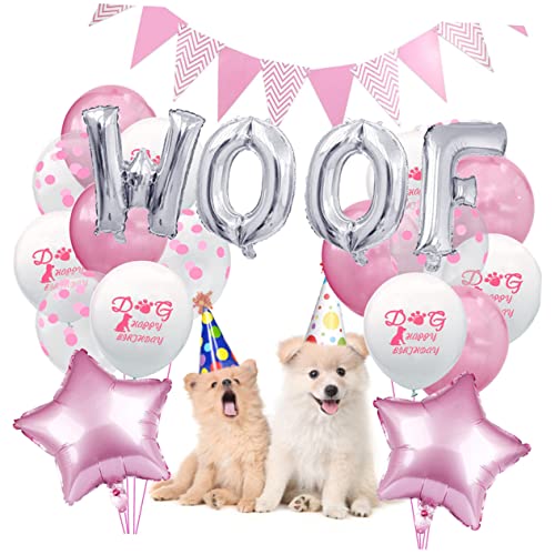 Toyvian 2 Piezas Globos De Perro Guau Suministros De Fiesta De Cumpleaños Para Perros Suministros De Mascotas Decoración De Fiesta De Perro Decoraciones Perro Mascota