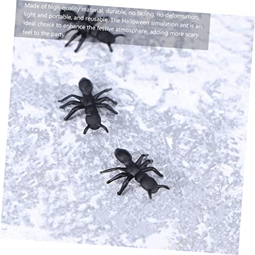 Toyvian 200 Piezas Hormigas Simuladas Faux Plastic Ants Simulación De Hormigas Dcoer Hormigas Juguete Figura Acento Decoración Plástico Falso Hormigas Broma Juguete Simulación