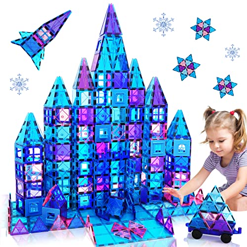 TRABONNLY Juguetes Niños 3 4 5 6 7 8 Años Bloques Construccion Magnéticos 3D para Niños Regalo Niña Chico 3 4 5 6 7 8 9 Años Juegos Educativos Regalo de Cumpleaños de Navidad 47 Piezas