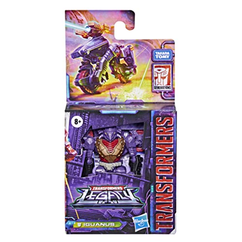 Transformers Toys Generations Legacy Core Iguanus Figura de acción – 8 en adelante, 9 cm, Multicolor, F3014