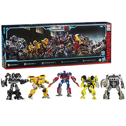 Transformers Toys Studio Series Movie 1 15th Anniversary Multipack con 5 Figuras de acción, a Partir de 8 años (F3941)