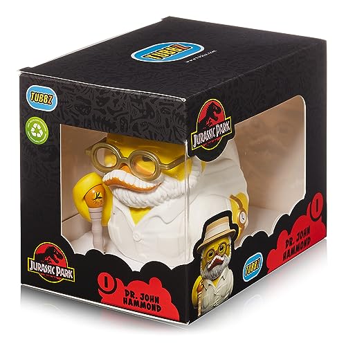 TUBBZ Figura Coleccionable de Pato de Goma de Vinilo del Dr. John Hammond - Producto Oficial de Jurassic Park - TV, películas y Videojuegos