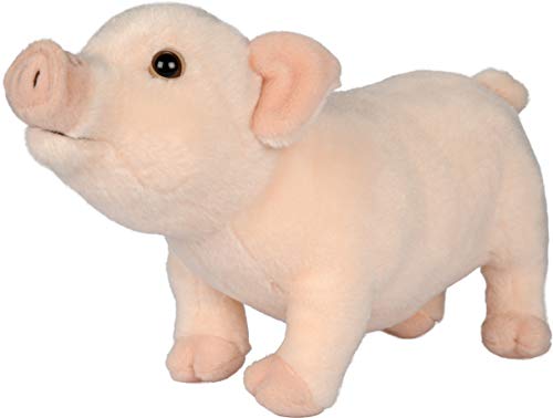 Uni-Toys - Cerdo Rosa - 28 cm (Longitud) - Cerdo de casa - Animal de Peluche