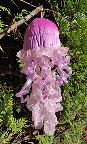 Uni-Toys - Medusa rosa - 30 cm (altura) - Peluche de Medusa - Peluche de peluche.