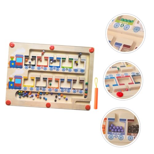 Vaguelly Juguetes Montessori Para 3 Años Imán De Color Laberinto Rompecabezas Juguetes De Clasificación De Colores Juego De Conteo Juguete De Matemáticas Magnético Juguete De Aprendizaje