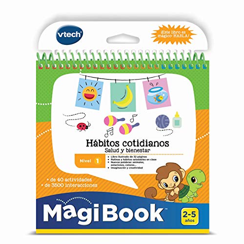 VTech- Hábitos Cotidianos, Salud y Bienestar Libro para Magibook, Multicolor, Nivel 1 (2-5 Años) (3480-480822)