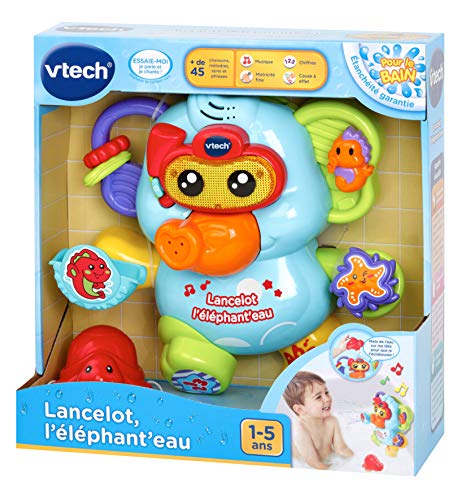 VTech Lancelot, l’éléphant’eau - Juegos educativos (Multicolor, Niño/niña, 1 año(s), 5 año(s), Francés, AAA) , color/modelo surtido