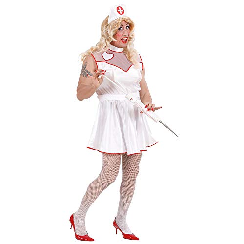 WIDMANN Widman - Disfraz de enfermera de hospital para hombre, talla XL (W3218)