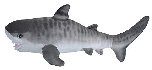 Wild Republic Living Ocean Mini Peluche tiburón Tigre, Juguete Relleno, 40 cm