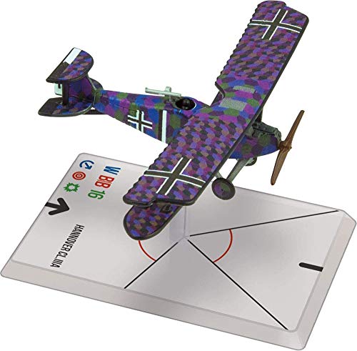 Wings of Glory - Alfombrilla para Juegos de Mesa, diseño de la Costa AREWGF208B Hannover CL.IIIA (Baur/Von Hengl), Multicolor