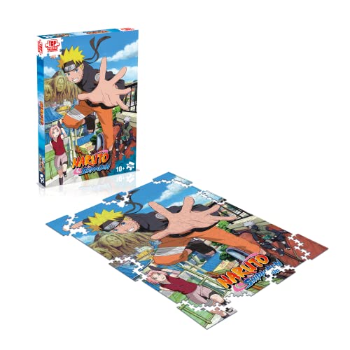 Winning Moves Puzzle 1000 Piezas Naruto Shippuden Retorno a Konoha - Rompecabezas 1000 Piezas Adultos y Niños