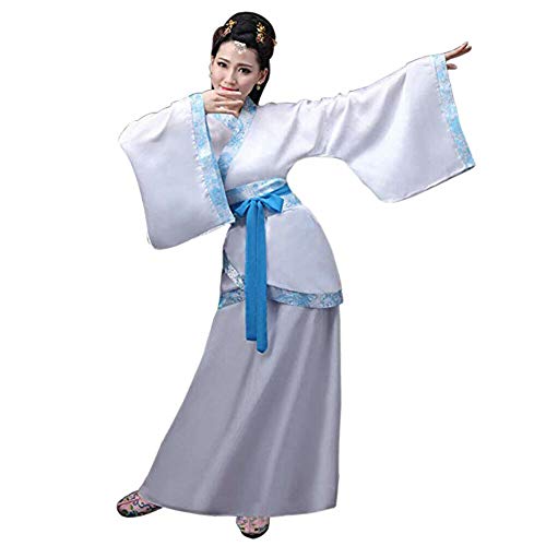 Xinvivion Chino Hanfu - Antiguo Tradicional Traje Tang Falda de Hada Costume Rendimiento Etapa Vestido para Mujer