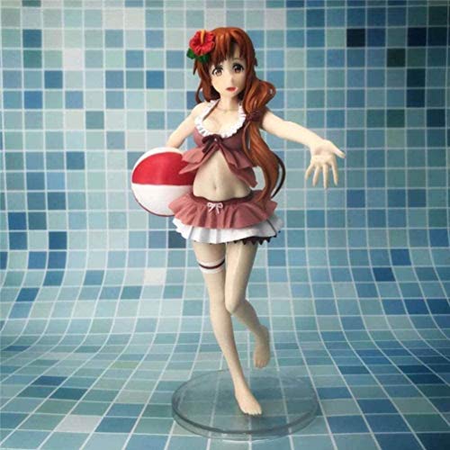 XVPEEN Modelo Anime Sword Art Online Sao Exq Yuuki Asuna Swimsuit Ver. PVC Coleccionable Modelo Muñeca Niños Juguetes 23 Cm