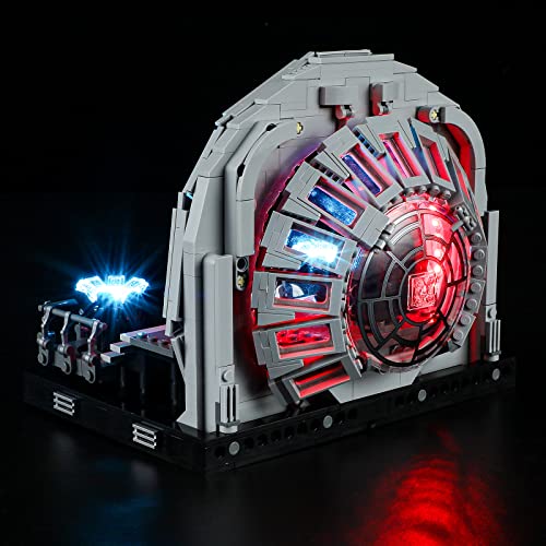 YEABRICKS Kit de Luces LED para Lego-75352 Star Wars Diorama: Sala del Trono del Emperador Modelo de Bloques de Construcción (Juego de Lego NO Incluido)