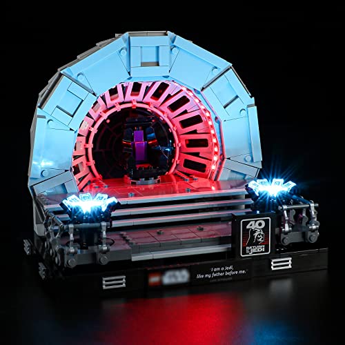 YEABRICKS Kit de Luces LED para Lego-75352 Star Wars Diorama: Sala del Trono del Emperador Modelo de Bloques de Construcción (Juego de Lego NO Incluido)
