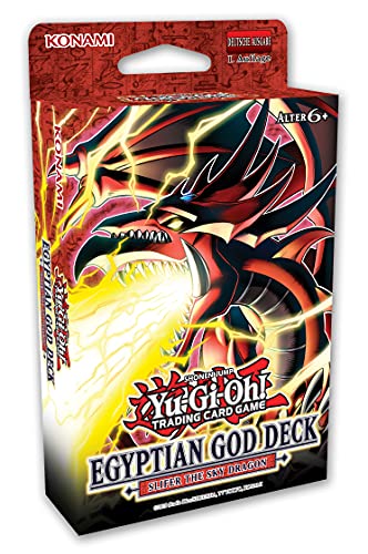 Yu-Gi-Oh! TRADING CARD GAME Juego de baraja de Dioses egipcios: obelisco de los tormentas + slifer del dragón Celeste - edición Alemana